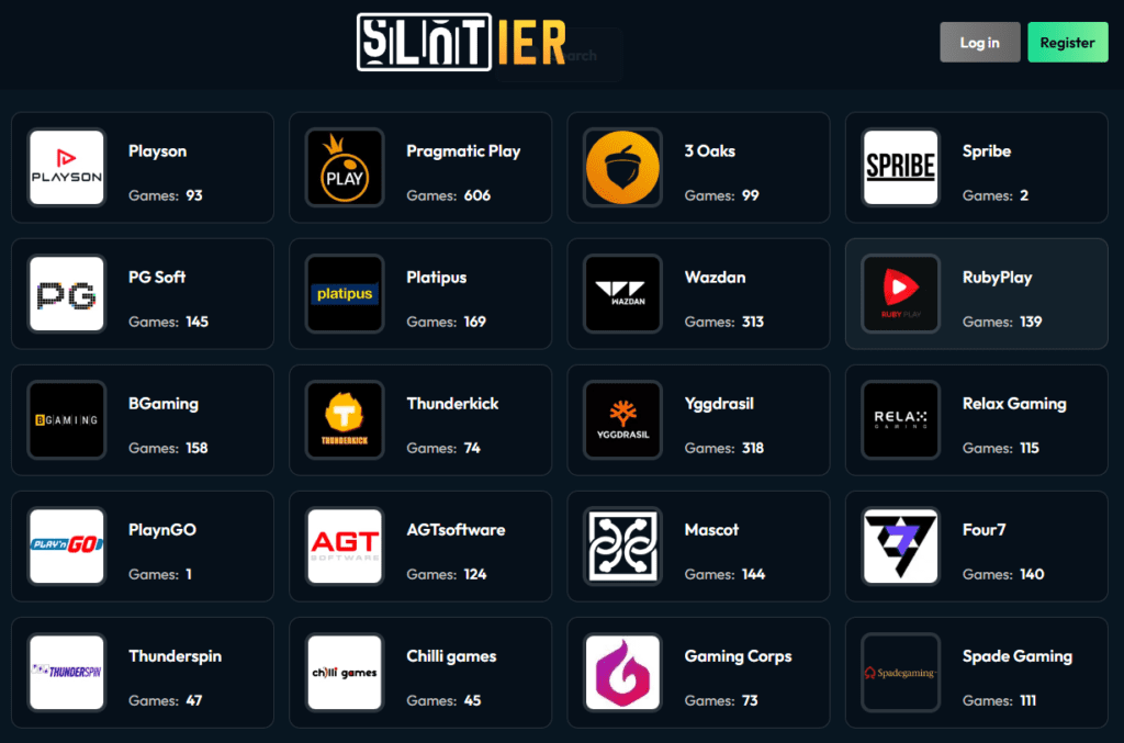 Slotier Top Providers in 2026