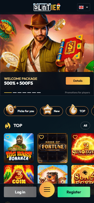 Slotier Mobile Experience